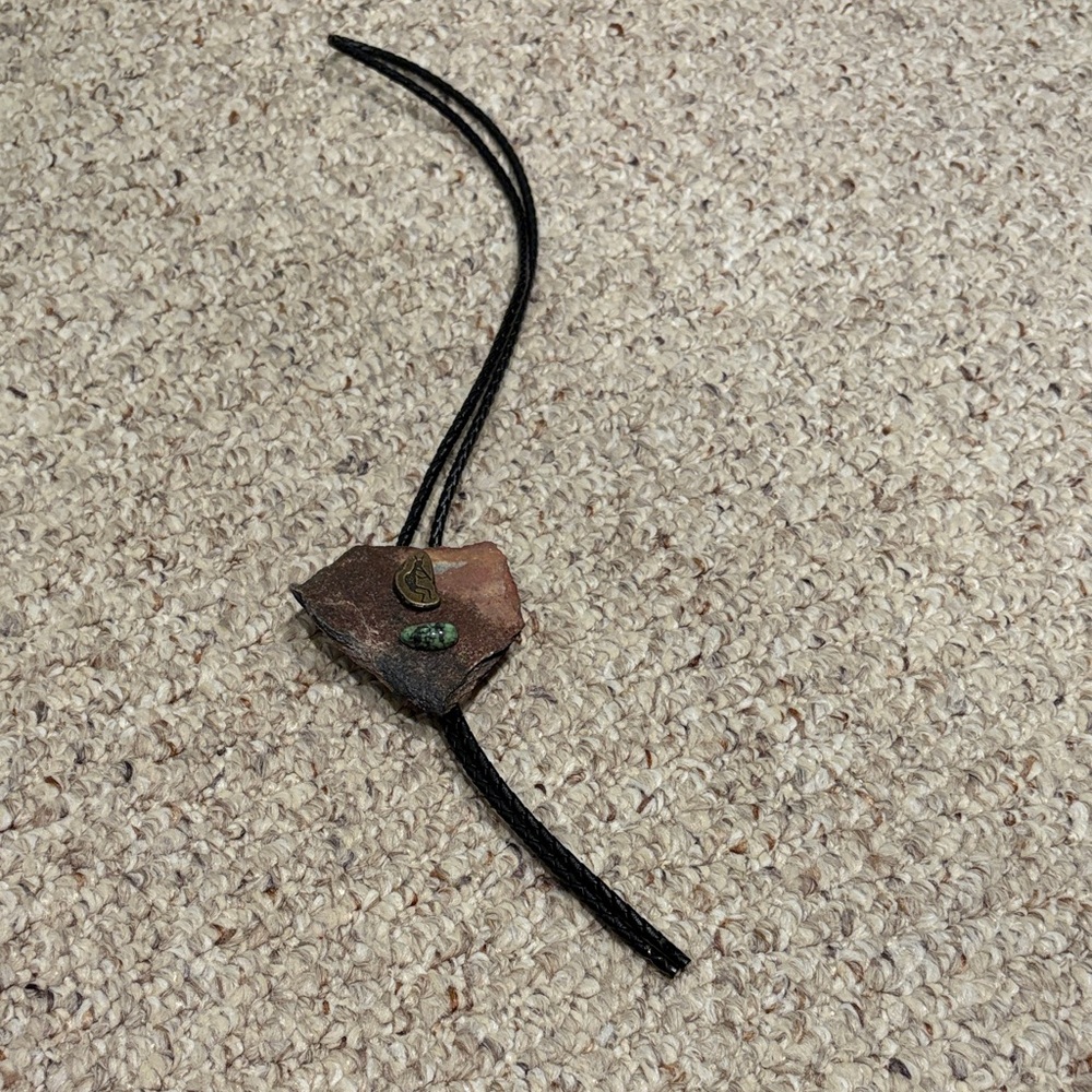 Brown and Black Bolo Tie